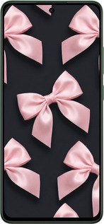 Силиконовый чехол Coquette Ribbons Dark Coquette для Oppo Reno12 F 5G - 6767u-3771 изображение 