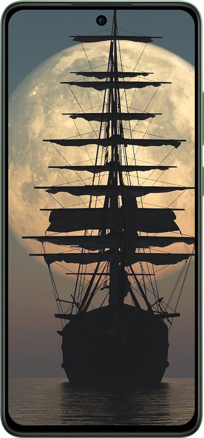 Силиконовый чехол Корабль для Oppo Reno12 F 4G - 5998u-3847 изображение 
