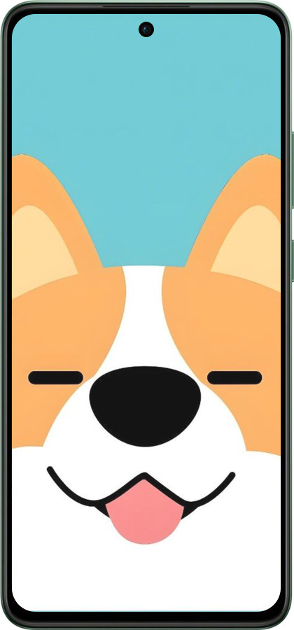 Силиконовый чехол Корги для Oppo Reno12 FS - 6280u-3867 изображение 