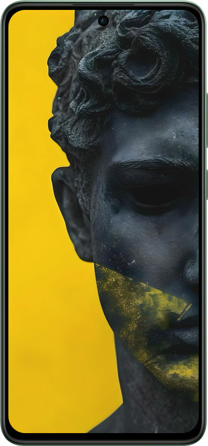 Силиконовый чехол Статуя арт для Oppo Reno12 FS - 6330u-3867 изображение 