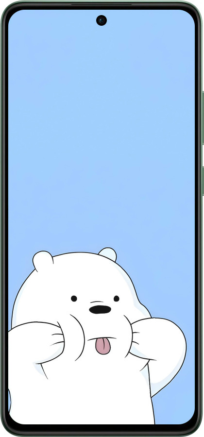 Силиконовый чехол Милый мишка для Oppo Reno12 FS - 6357u-3867 изображение 