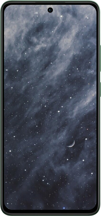 Силиконовый чехол Голубые облака, Голубая луна для Oppo Reno12 FS - 6398u-3867 изображение 