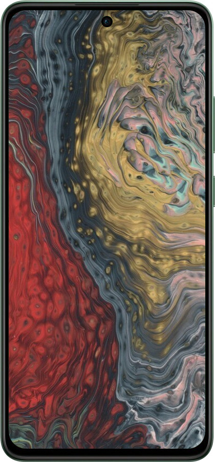 Силіконовий чехол Із зображенням абстрактного живопису для Oppo Reno12 F 4G - 6530u-3847 изображение 