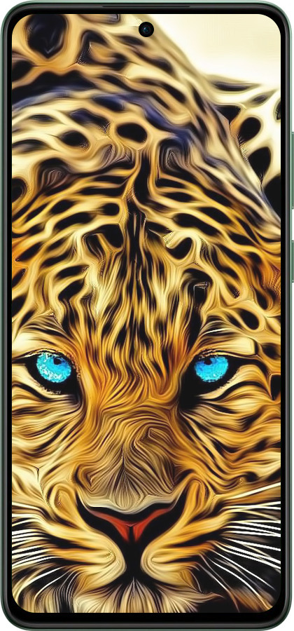 Силіконовий чехол Леопард для Oppo Reno12 F 4G - 6611u-3847 изображение 