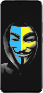 TPU чехол Украинский анонимус для Oppo Reno12 Pro 5G - 1062b-3740 изображение 