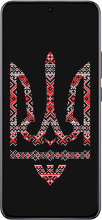 TPU чехол Герб - вишиванка на чорному фоні для Oppo Reno12 Pro 5G - 1196b-3740 изображение 