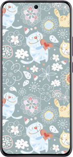 TPU чехол Котята v3 для Oppo Reno12 Pro 5G - 1223b-3740 изображение 