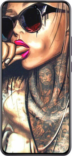 TPU чехол Девушка в тату для Oppo Reno12 Pro 5G - 4001b-3740 изображение 