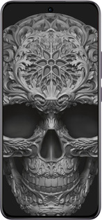 TPU чехол skull-ornament для Oppo Reno12 Pro 5G - 4101b-3740 изображение 