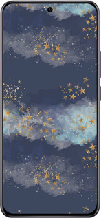 TPU чехол Ночь золотые звезды для Oppo Reno12 Pro 5G - 5421b-3740 изображение 