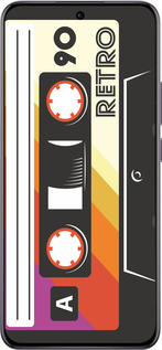 TPU чехол Кассета с90 v4 для Oppo Reno12 Pro 5G - 5532b-3740 изображение 