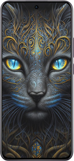 TPU чехол Кошка для Oppo Reno12 Pro 5G - 5548b-3740 изображение 