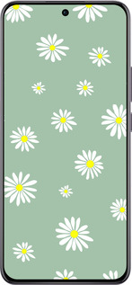 TPU чехол Ромашки v4 для Oppo Reno12 Pro 5G - 5603b-3740 изображение 
