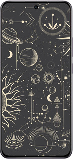 TPU чехол Фаза луны для Oppo Reno12 Pro 5G - 5605b-3740 изображение 