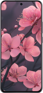 TPU чехол Пурпурова сакура для Oppo Reno12 Pro 5G - 6075b-3740 изображение 