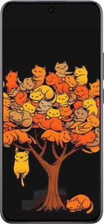 TPU чехол Дерево и котики для Oppo Reno12 Pro 5G - 6516b-3740 изображение 