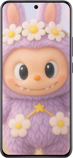 TPU чехол Лабубу 1 для Oppo Reno12 Pro 5G - 6709b-3740 изображение 