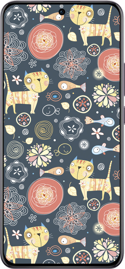 TPU чехол Котята v4 для Oppo Reno12 Pro 5G - 1224b-3740 изображение 