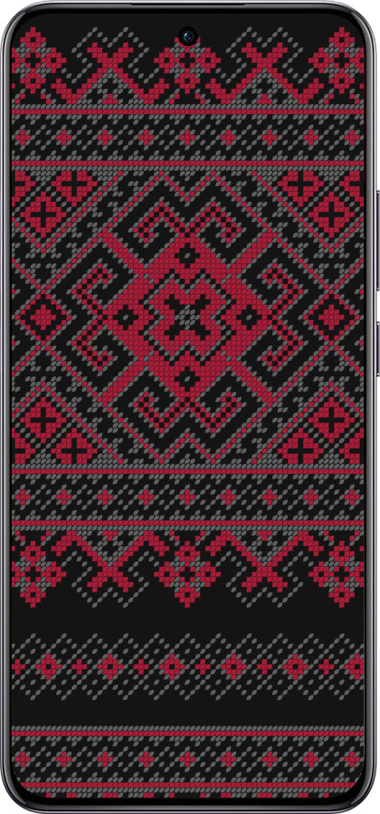 TPU чехол Вышиванка 52 для Oppo Reno12 Pro 5G - 1763b-3740 изображение 