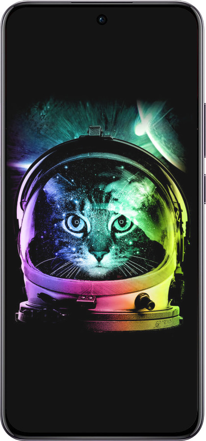 TPU чехол Кот-астронавт для Oppo Reno12 Pro 5G - 4154b-3740 изображение 