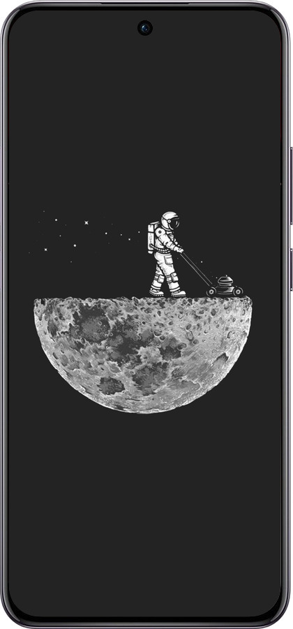 TPU чехол Moon in dark для Oppo Reno12 Pro 5G - 4176b-3740 изображение 