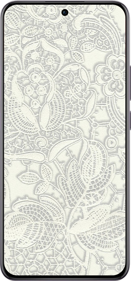 TPU чехол Белое кружево для Oppo Reno12 Pro 5G - 4383b-3740 изображение 