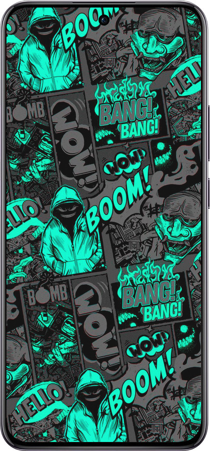 TPU чехол № 5331 для Oppo Reno12 Pro 5G - 5331b-3740 изображение 