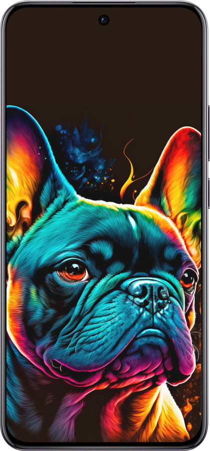TPU чехол Яркий бульдог для Oppo Reno12 Pro 5G - 5547b-3740 изображение 
