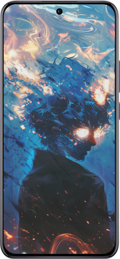 TPU чехол Сатору Годжо для Oppo Reno12 Pro 5G - 6129b-3740 изображение 