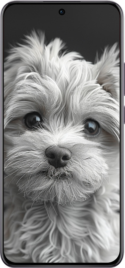 TPU чехол Мальтипу на чорном фоне для Oppo Reno12 Pro 5G - 6156b-3740 изображение 