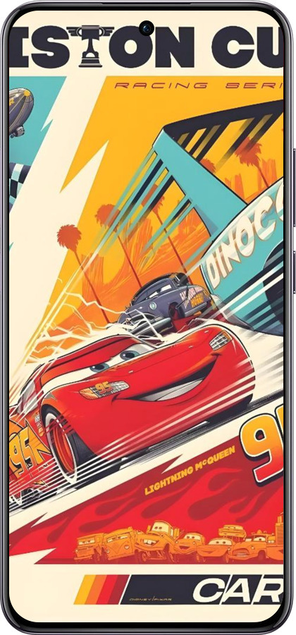 TPU чехол Тачки для Oppo Reno12 Pro 5G - 6288b-3740 изображение 