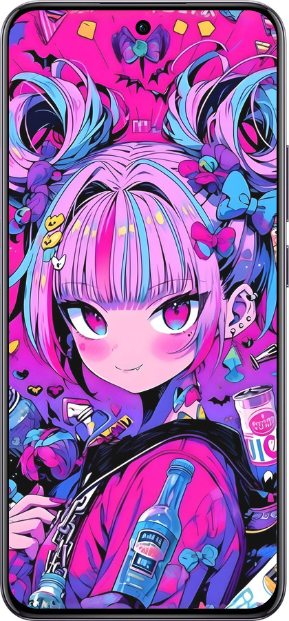 TPU чехол Аниме милаха для Oppo Reno12 Pro 5G - 6314b-3740 изображение 