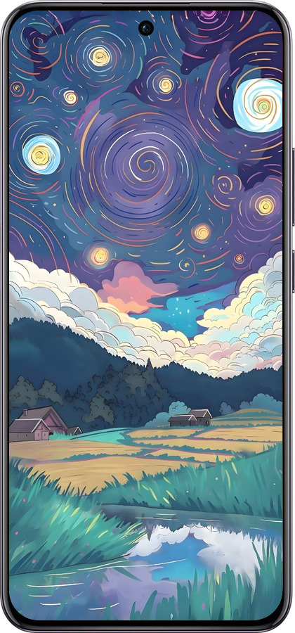 TPU чехол Креативный арт для Oppo Reno12 Pro 5G - 6322b-3740 изображение 