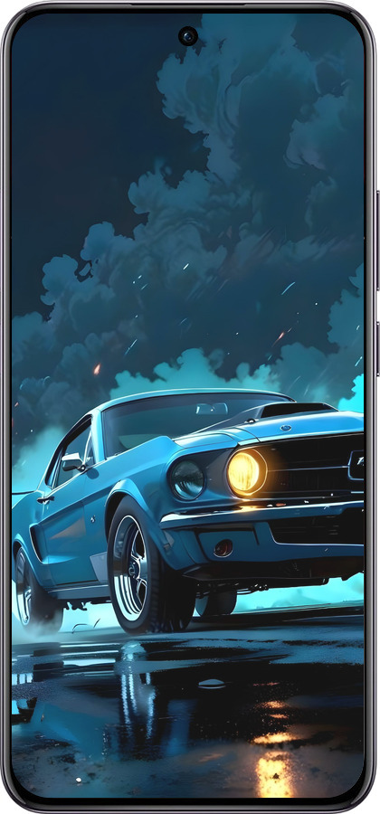 TPU чехол Форд мустанг для Oppo Reno12 Pro 5G - 6374b-3740 изображение 