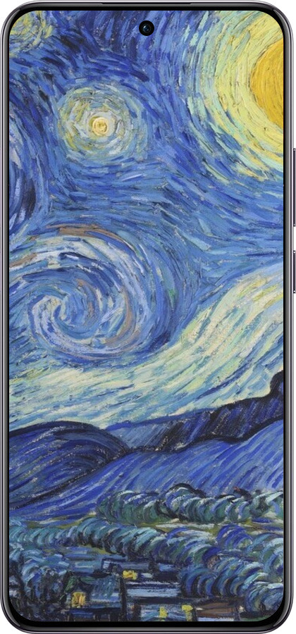 TPU чехол «Звездная ночь» Винсента Ван Гога для Oppo Reno12 Pro 5G - 6433b-3740 изображение 