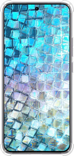 Силикон с усиленными углами чехол Переливающаяся чешуя для Oppo Reno12 Pro 5G - 227sp-3740 изображение 