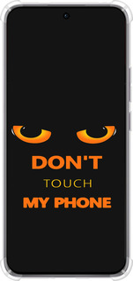 Силикон с усиленными углами чехол Don't touch the phone для Oppo Reno12 Pro 5G - 4261sp-3740 изображение 