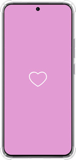 Силикон с усиленными углами чехол Сердце 2 для Oppo Reno12 Pro 5G - 4863sp-3740 изображение 