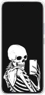 Силикон с усиленными углами чехол Скелет делает Selfie для Oppo Reno12 Pro 5G - 6535sp-3740 изображение 