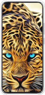 Силикон с усиленными углами чехол Леопард для Oppo Reno12 Pro 5G - 6611sp-3740 изображение 