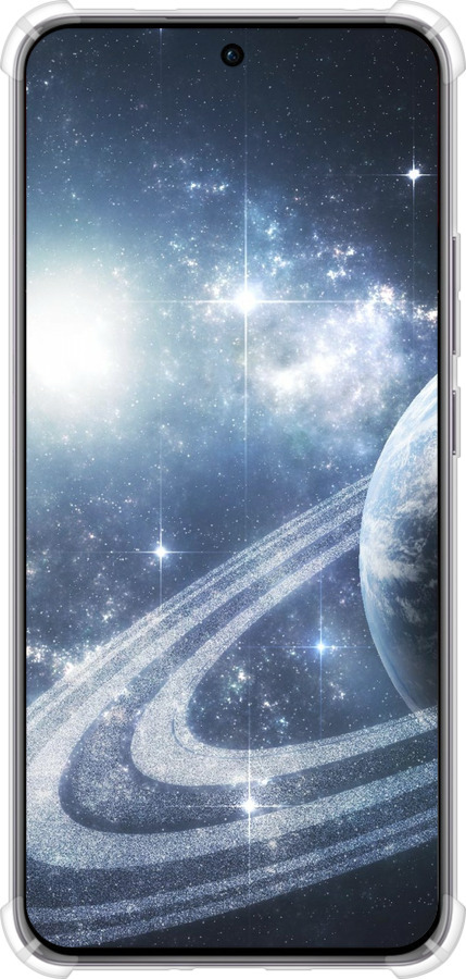 Силикон с усиленными углами чехол Кольца Сатурна для Oppo Reno12 Pro 5G - 173sp-3740 изображение 