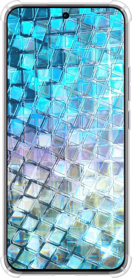 Силикон с усиленными углами чехол Переливающаяся чешуя для Oppo Reno12 Pro 5G - 227sp-3740 изображение 