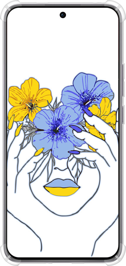 Силикон с усиленными углами чехол Девушка v4 для Oppo Reno12 Pro 5G - 5276sp-3740 изображение 