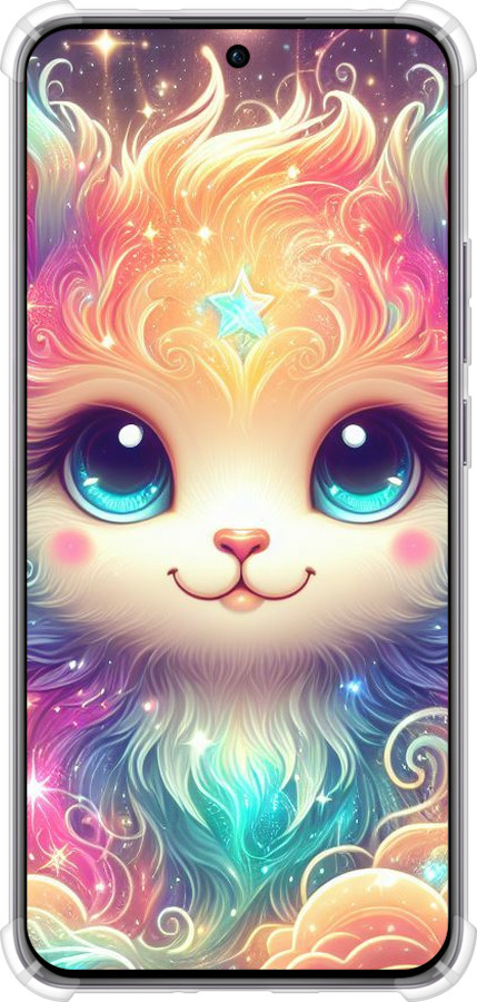 Силіконовий протиударний с посиленими кутами чехол Казкове кошеня для Oppo Reno12 Pro 5G - 5813sp-3740 изображение 