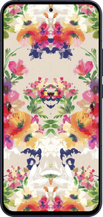 Силиконовый чехол Цветочный узор для Oppo Reno13 5G - 1083u-3944 изображение 