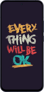 Силиконовый чехол Все будет хорошо для Oppo Reno13 5G - 4068u-3944 изображение 