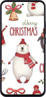 Силиконовый чехол Merry Christmas для Oppo Reno13 5G - 4106u-3944 изображение 