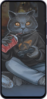 Силиконовый чехол gamer cat для Oppo Reno13 5G - 4140u-3944 изображение 