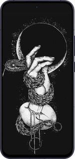 Силиконовый чехол Змея в руке для Oppo Reno13 5G - 4149u-3944 изображение 