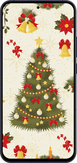 Силиконовый чехол Новогодняя елка для Oppo Reno13 5G - 4198u-3944 изображение 